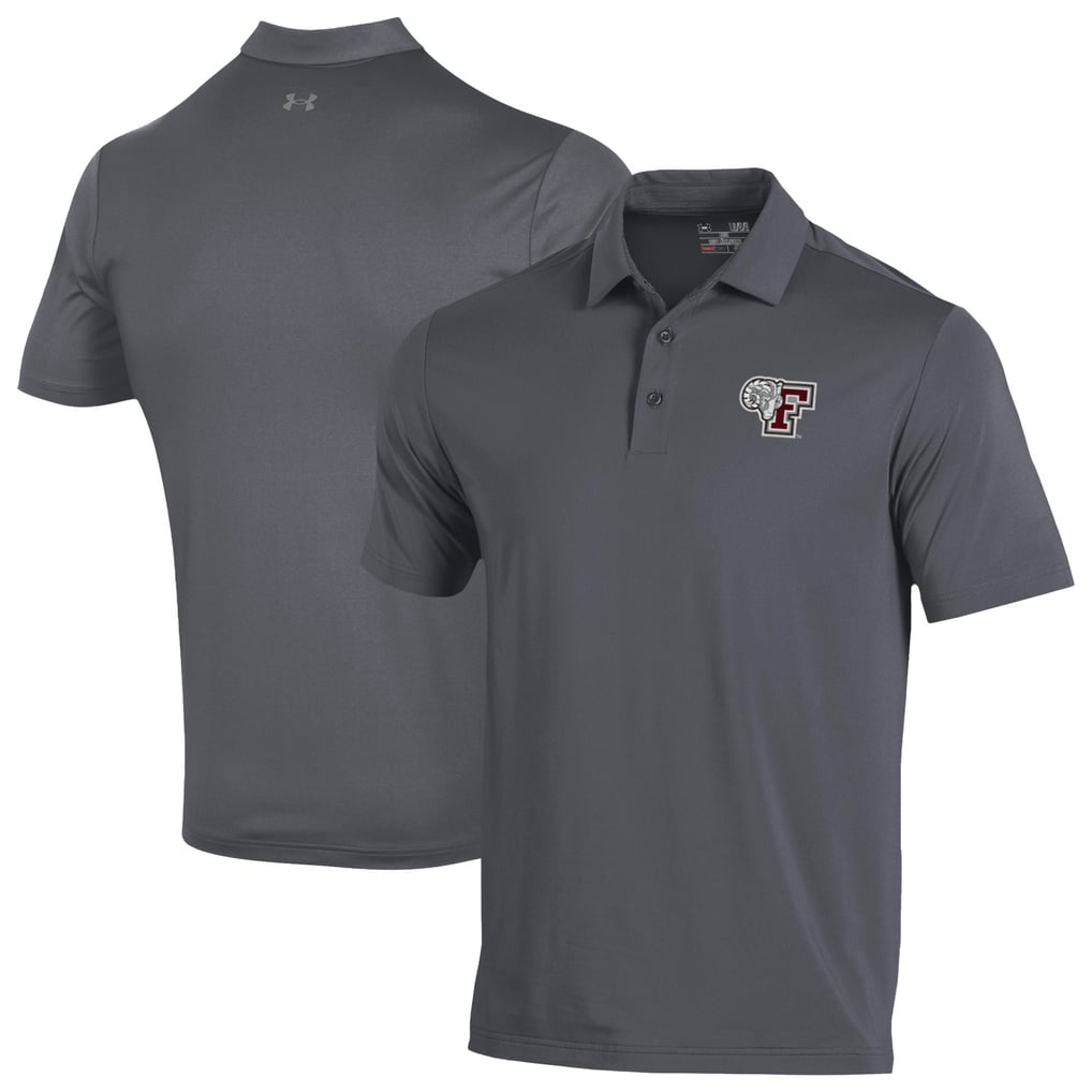  Fordham Rams Under Armour Performance Playoff Polo - Gray
